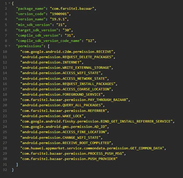 Writing an API with Rust to parse and extract info from Apk