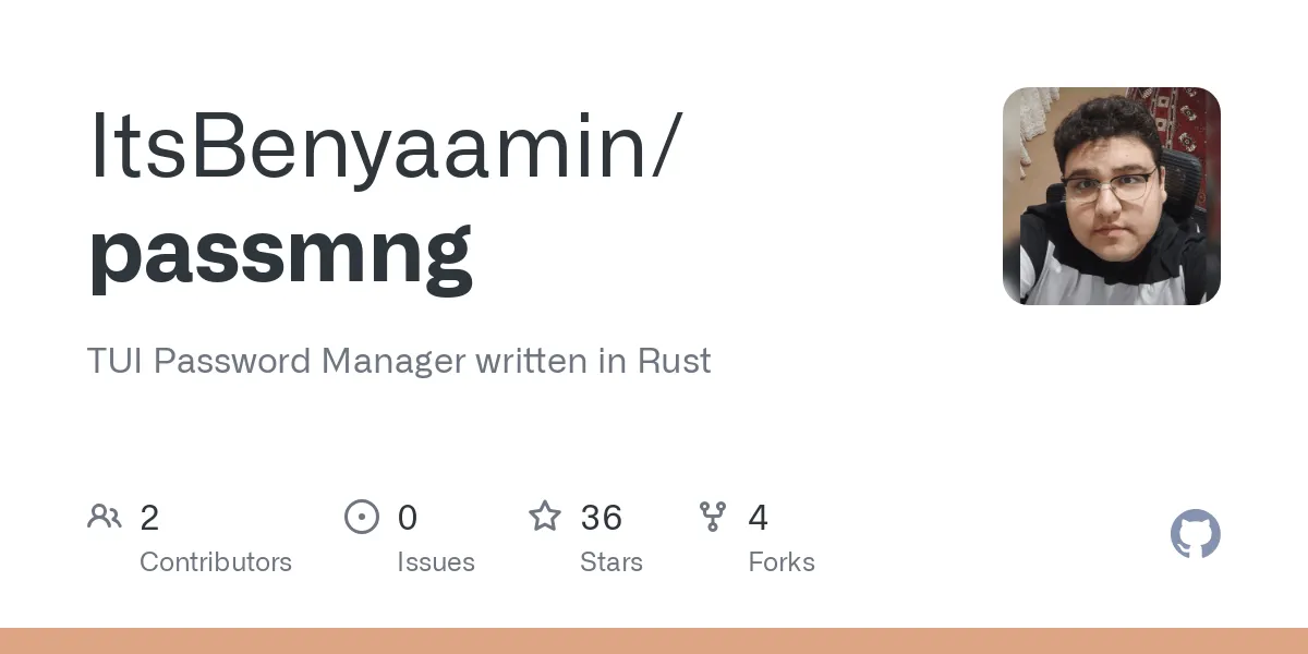 TUI Password Manager written in Rust
