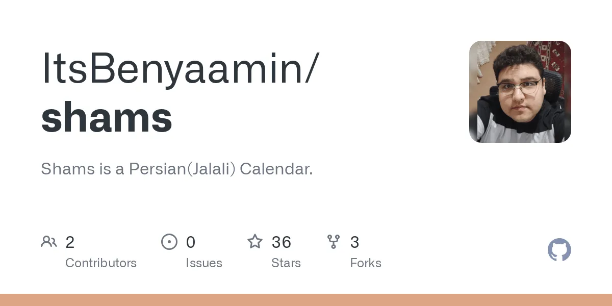 Shams is a Persian(Jalali) Calendar in your terminal.